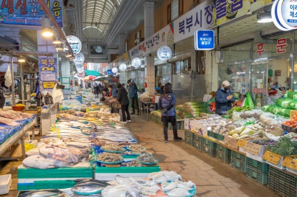 익산 전통시장 모습