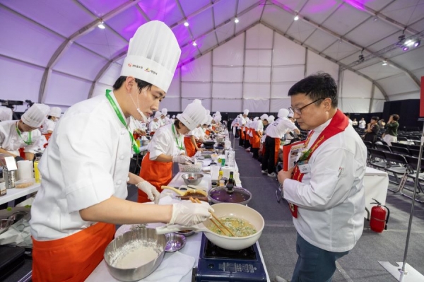 익산 NS푸스페스타 요리경연 모습/사진=